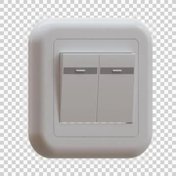 Double Switch 3D Illustration Stock Illustration