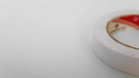 Double tape on a white background Stock Photos