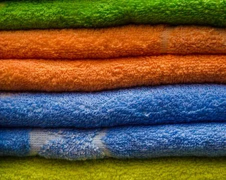 Double towels Stock Photos