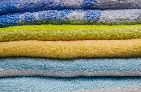 Double towels Stock Photos