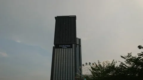 Double Tree by Hilton Timelapse Stock Footage 205052826