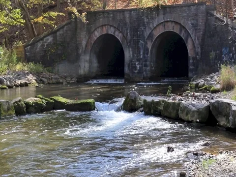 Double tunnel Stock Footage 81332673