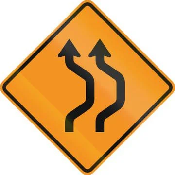 Double Two-Reverse Curve Stock Illustration