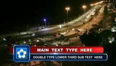Double Type Lower Third Stock After Effects