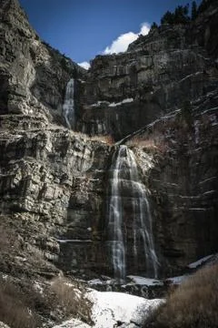 Double Waterfalls Foto stock