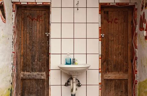 Double WC Stock-Fotos