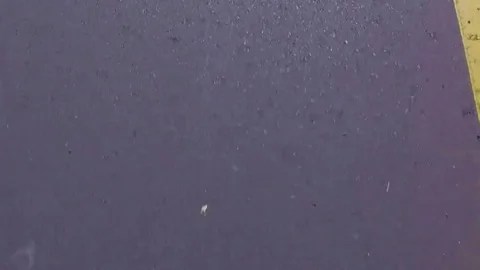 Double yellow lines Stock Footage 69153064