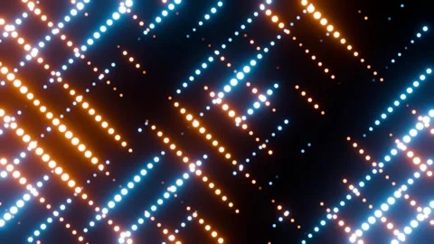 Doubled colored cross oyellow with cyan VJ loop background for show0001-0300 Stock Footage 344384178