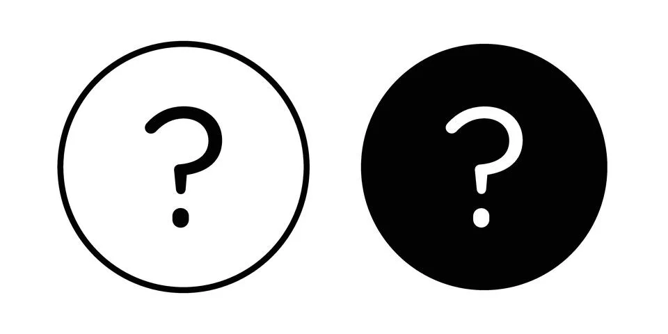 Doubts button icon concept. best for web design 스톡 일러스트