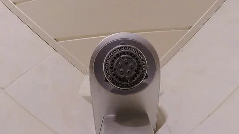 Douchewater over the camera. Stock Footage 107186585