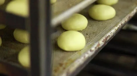 Dough balls tilt up Stock Footage 9466213