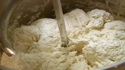 Dough Being Mixed Video stock 136063544