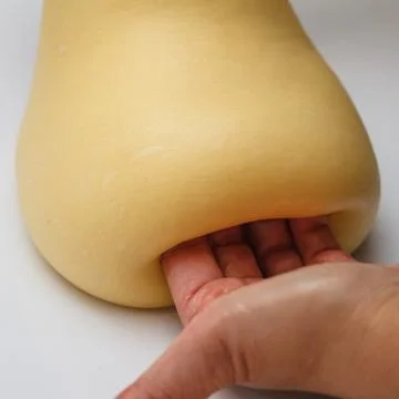 Dough for cakes Foto stock