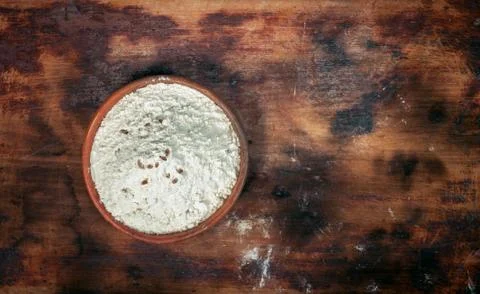 Dough closeup on the table Stock Photos