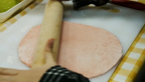 Dough for colored paste Stock-Footage 107532478