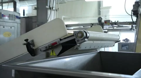 The dough on the conveyor Stock Footage 59772433