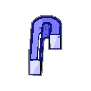 Dough cookie cutter pixel art vector illustration Stock Illustration