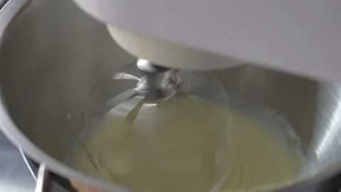 Dough is kneaded using a food processor in kitchen 스톡 동영상 310845761