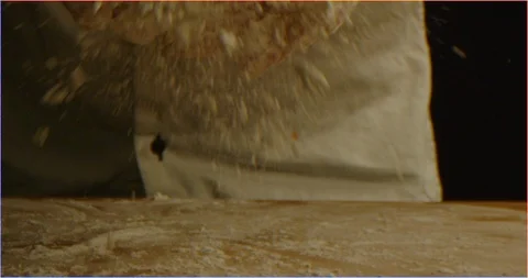 Dough kneading macro shot Stock Footage 126300714