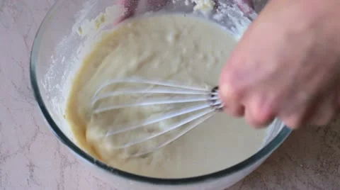 Dough liquid Stock Footage 21844471