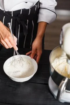Dough mixer for cake Stock Photos
