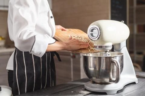 Dough mixer for cake Stock Photos