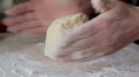Dough for a pancake Stock Footage 21844495