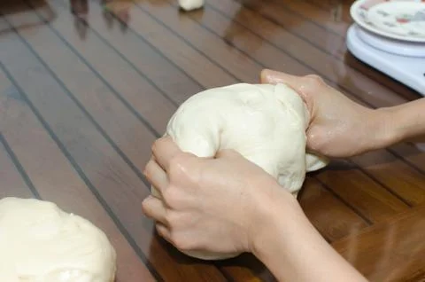 Dough for pastry making Foto stock