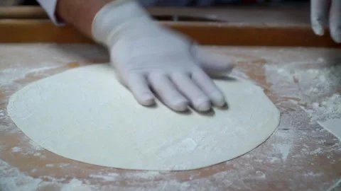 Dough pellet prepared Stock Footage 130950697