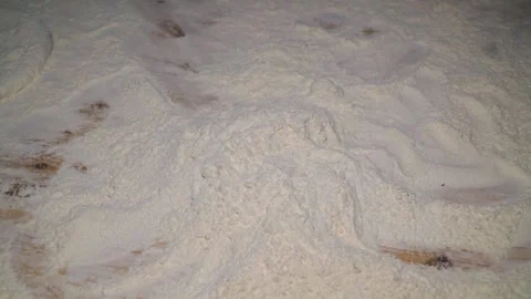 Dough pellet prepared Stock Footage 130950853