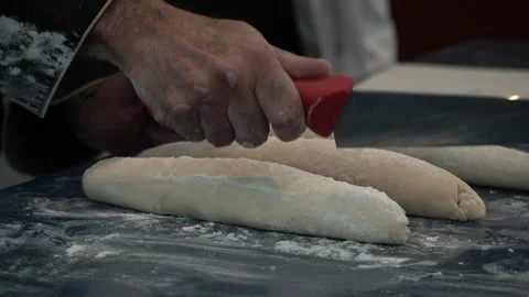 Dough Preparation for Bread Stock Footage 317472625