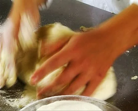 Dough preparation with hands Video stock 10717840