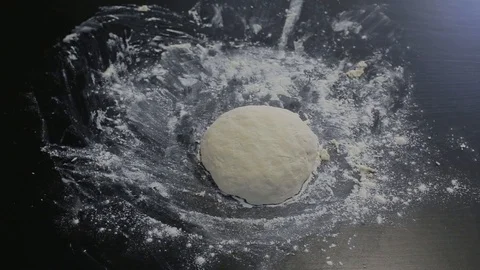 Dough preparation process Stock Footage 97719561