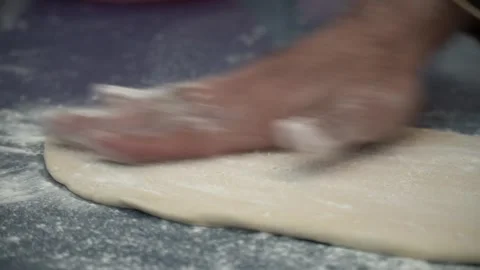 Dough Preparation Process Stock Footage 317472571