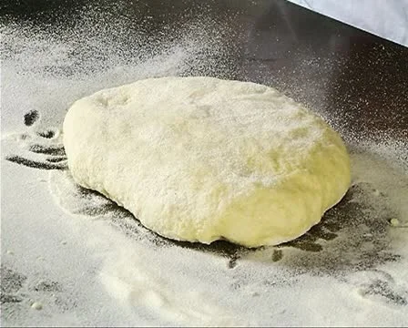 Dough protraction Stock Footage