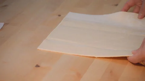 Dough Ready For Manipulation Stock Footage 54154031