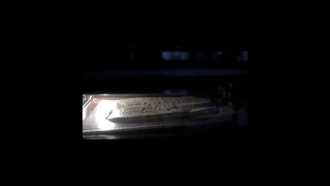 The dough rises in the oven, close-up Stock Footage 126313948