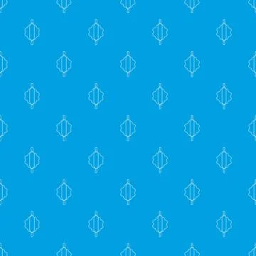 Dough rolling pin pattern vector seamless blue イラスト素材
