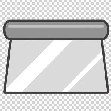 Dough scraper bench knife kitchen pastry Stock Illustration