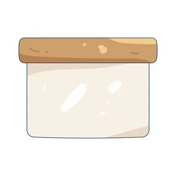 Dough scraper Stock Illustration