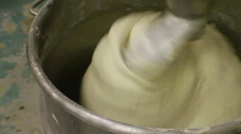Dough spinng CU Stock Footage 9455568