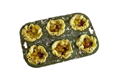 Dough stuffed with apples 6 Foto stock