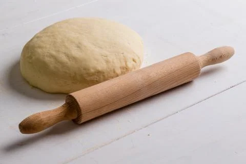 Dough on table Stock Photos