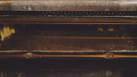 The dough turned into noodles from the pasta machine. Stock Footage 102126232