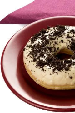 Doughnut with cacao Foto stock