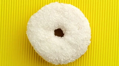 Doughnut  close-up. Stock Footage 140881927