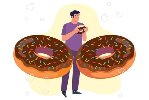 Doughnut Concept Illustration Stock Illustration