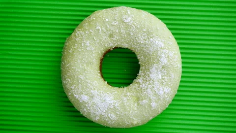 Doughnut glazed close-up. Stock Footage 99732861