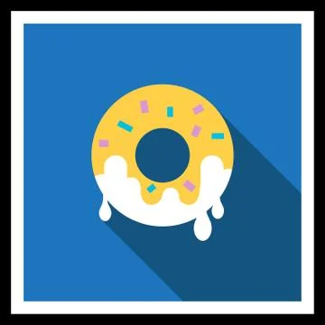 Doughnut icon Stock Illustration