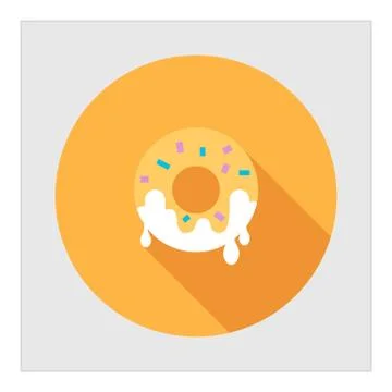 Doughnut icon Stock Illustration